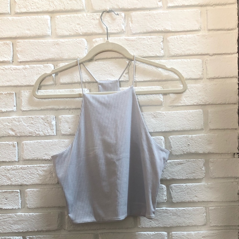 Light blue halter